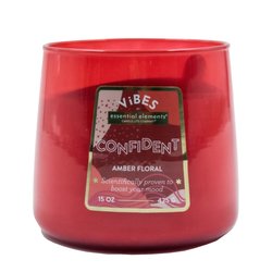 Vela aromática amber floral 15oz