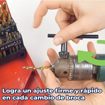 Llave para broquero taladro 3/8 pulgadas Truper