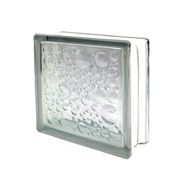 Vidrio Block Burbuja Fontibre 19 x 19 x 8 cm