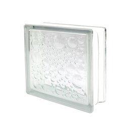 Vidrio Block Burbuja Fontibre 19 x 19 x 8 cm