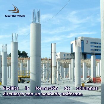 Tubo para Cimbra de Cartón 50 cm x 3 m