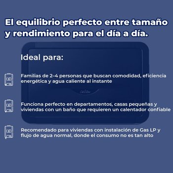 Calentador Instantáneo Eléctrico 15 L Calorex Eleva 2 Servicios