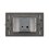 Placa 1 Apagador Sencillo Lucek Flat Negro
