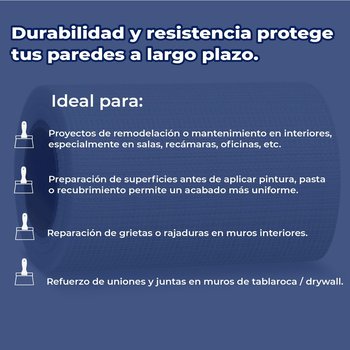 Tela Refuerzo Fibra de Vidrio 15.24 CM X 7.62 M