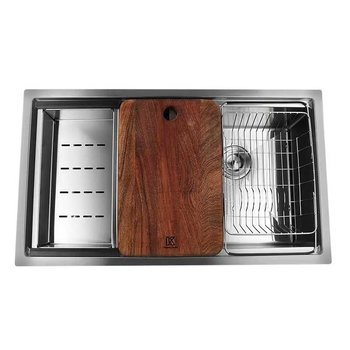 Fregadero Kele Acero inoxidable 83X48X25 CM Empotrar/Submontar