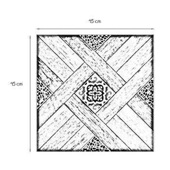 Piso Aragón Café Daltile 45 x 45 cm