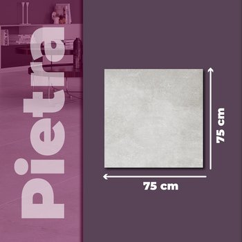 Piso Pietra Francesa Light Grey Daltile 75x75 cm Rectificado
