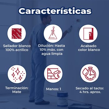 Sellador Vinílico Entinable Sherwin Williams 19 L