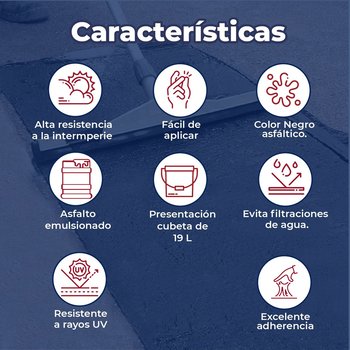 Impermeabilizante Asfáltico Thermotek 19 Lt