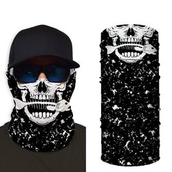 Bandana Calavera Blanco Negro Fillet Bandana Calavera Blanco Negro Fillet