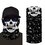 Bandana Calavera Blanco Negro Fillet