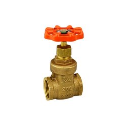 Válvula de Compuerta Roscable Urrea 19 mm (3/4") de Latón