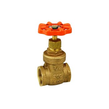 Válvula de Compuerta Roscable Urrea 19 mm (3/4") de Latón