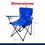 Silla Camping plegable azul