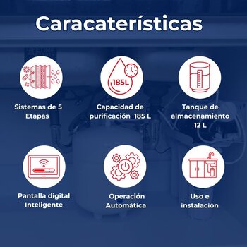 Filtro Purificador De Agua Osmosis Inversa Rotoplas