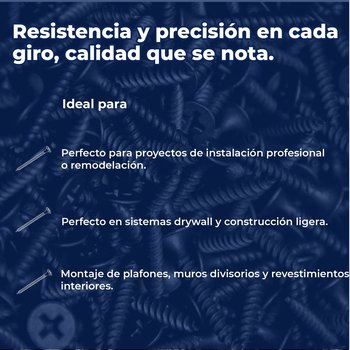Tornillo Estándar 6 mm x 1 5/8 pulg (Precio por kilo)