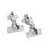 Bisagra Bidimensional Brazo Corto Handy Home 3657