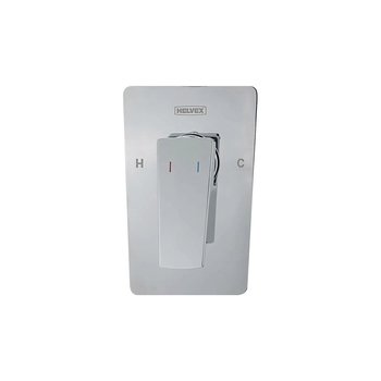 Llave Monomando Para Regadera Spiga Sin Desviador Cromo Helvex