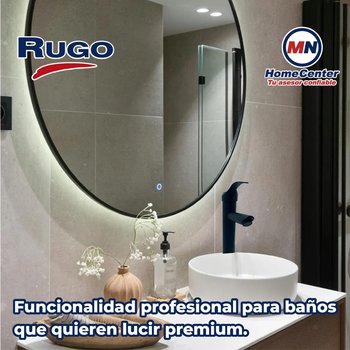 Llave Monomando Para Lavabo Alto Rugo Negro Sin Cubierta