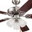 Ventilador de cielo CoolFan Architect Niquel 52 pulg