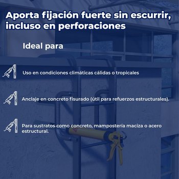 Adhesivo Epóxico de Curado Rápido Sika Anchor Fix 2 300 ml
