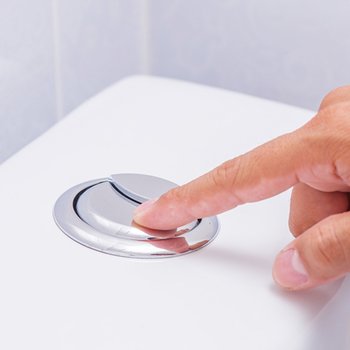 Botón Cromado de Descarga Dual Para WC 48 mm Fluidmaster