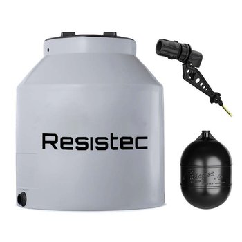 TINACO BICAPA GRIS ROTOPLAS 1100 LTS 1.10X1.40M