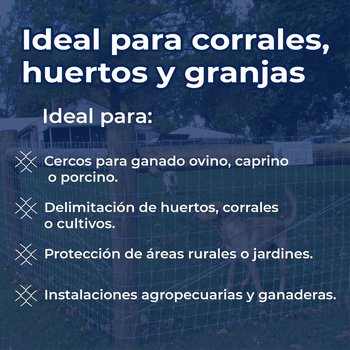 Malla Borreguera DeAcero 1.20 x 50 M Calibre14.5