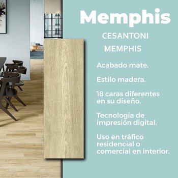 Piso Memphis Cesantoni 20x60 cm