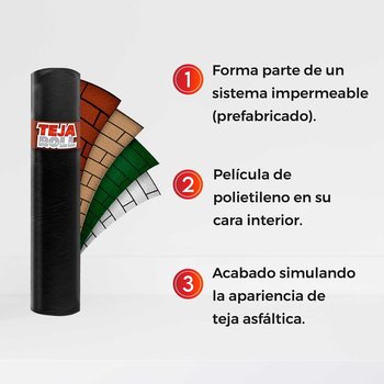 Impermeabilizante Prefabricado App Rojo 4.0 mm FP marca Protexa