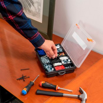 Organizador Truper 11 pulg con 15 Compartimentos