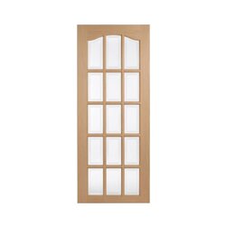 Puerta Caoba Parisina Recta 91x2.13 Mt V/Biselado 6mm
