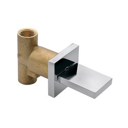 Mezcladora Vertika Empotrar Regadera Roscar Cromo