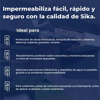 Impermeabilizante cementoso Sikalastic 1-C 20 kg