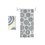 Cortina Para Baño 180x180 cm Poliéster Mosaico Azul Euroshowers