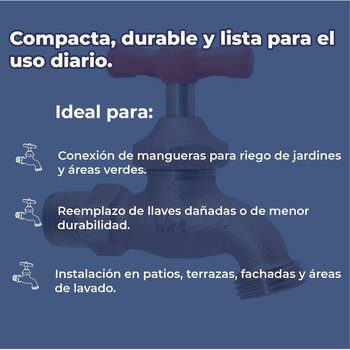 Llave Para Manguera Corta Bronce Urrea 13 mm