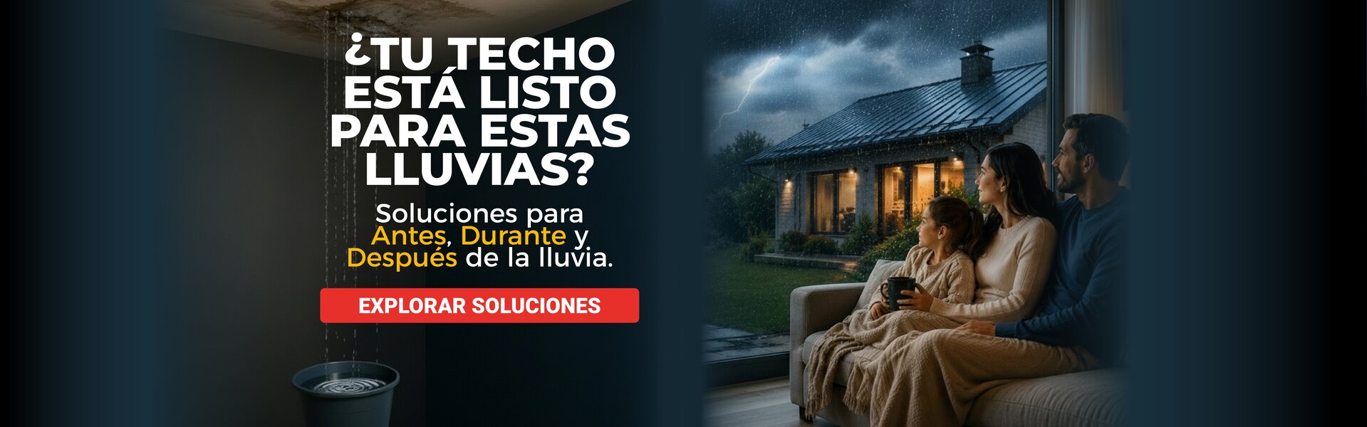 ¿Tu techo está listo para estas lluvias?