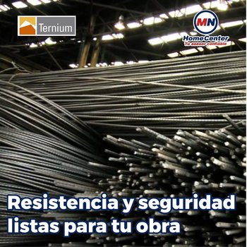 VARILLA DOBLADA TERNIUM #3 3/8X12 M AR-42