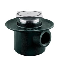 Coladera Una Boca Desagüe Contorno Cuadrada 282-35-CHL
