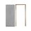 Paquete Puerta Tambor Gris Oxford 90X2.13 M Con Marco Pino