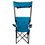 Silla plegable p/playa o camping azul con toldo y bolsa