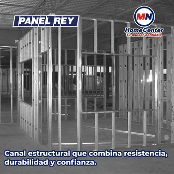 Canal Estructural Panel Rey Calibre 22 9.20X3.05