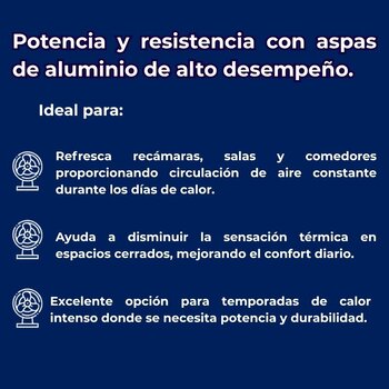 Ventilador de Pedestal 2 En 1 Aspas de Aluminio 18" Brisa