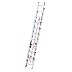 Escalera Extensión Cuprum Aluminio 20 Peldaños