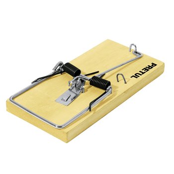 Trampa Ratón Madera 4 Pulgadas 2 PZAS