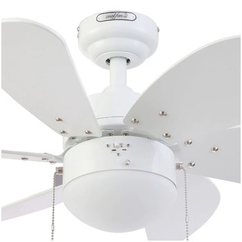 Ventilador De Techo Tramontana Blanco 30 Pulgadas Con Luz