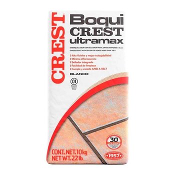 Boquilla con arena 10 kg Crest color blanco