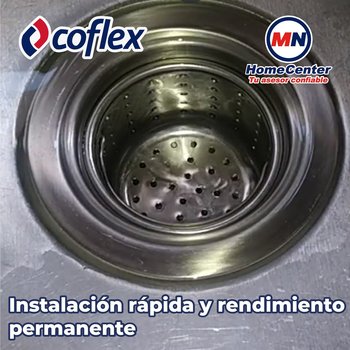 Contracanasta Fregadero Coflex Contemporánea Con Tubo Inoxidable
