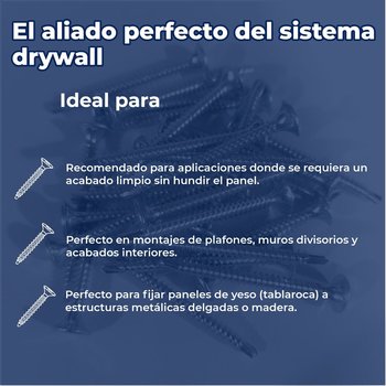 Tornillo STD CAB Corneta 28.6 6X1 1/8 (17.24) (Precio por kilo)