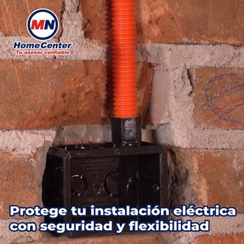 POLIDUCTO NARANJA FLEX CORRUG C/GUIA 13 MM 1/2 50 M